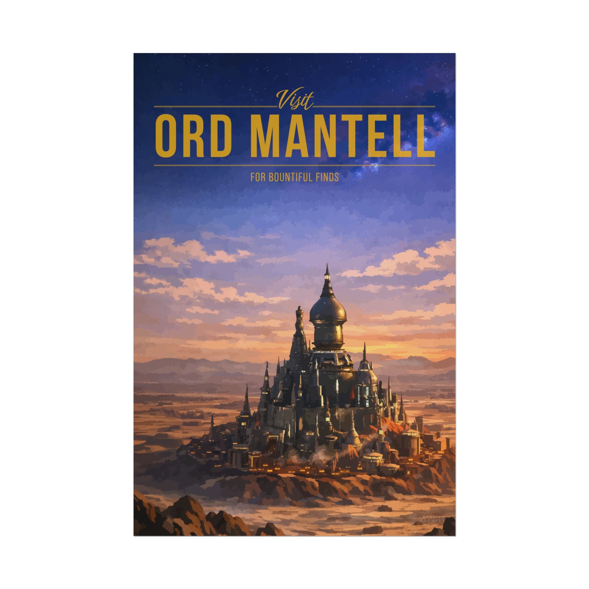 Ord Mantell Travel Poster