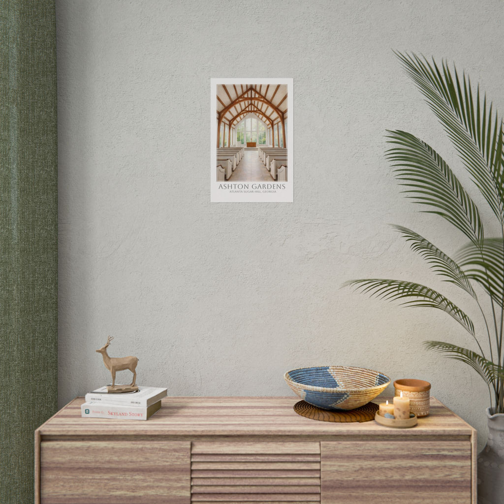 Ashton Gardens Travel Poster