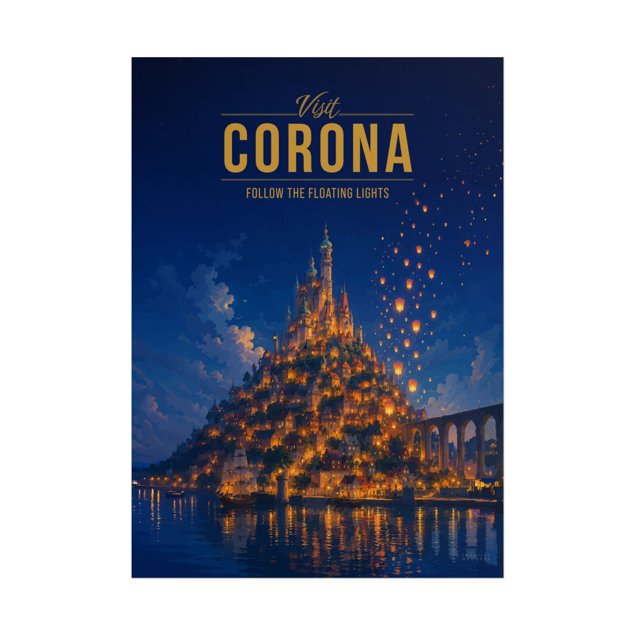 Corona Travel Poster