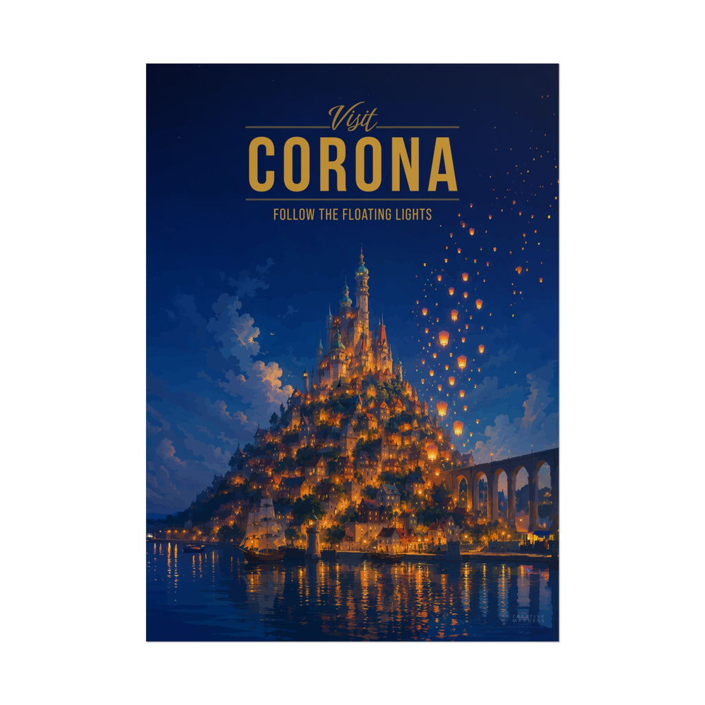 Corona Travel Poster