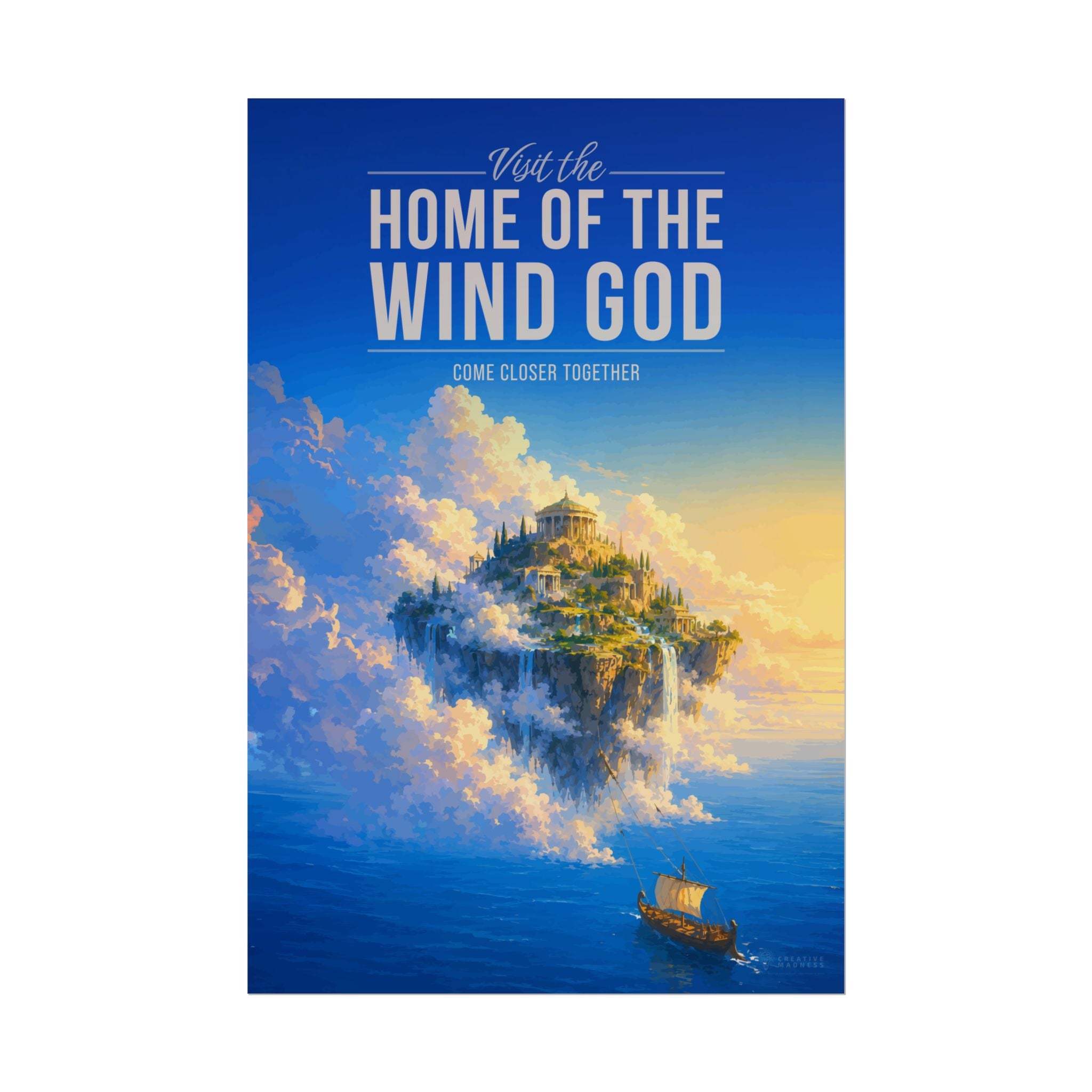 Home Of The Wind God Travel Poster