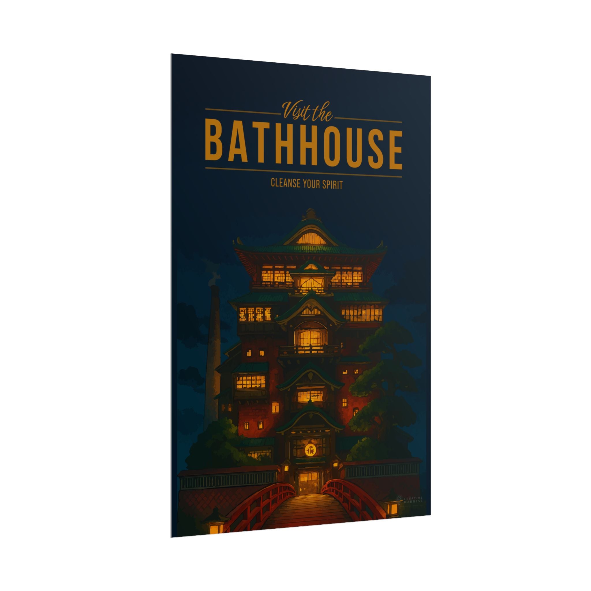 The Bathhouse Travel Poster