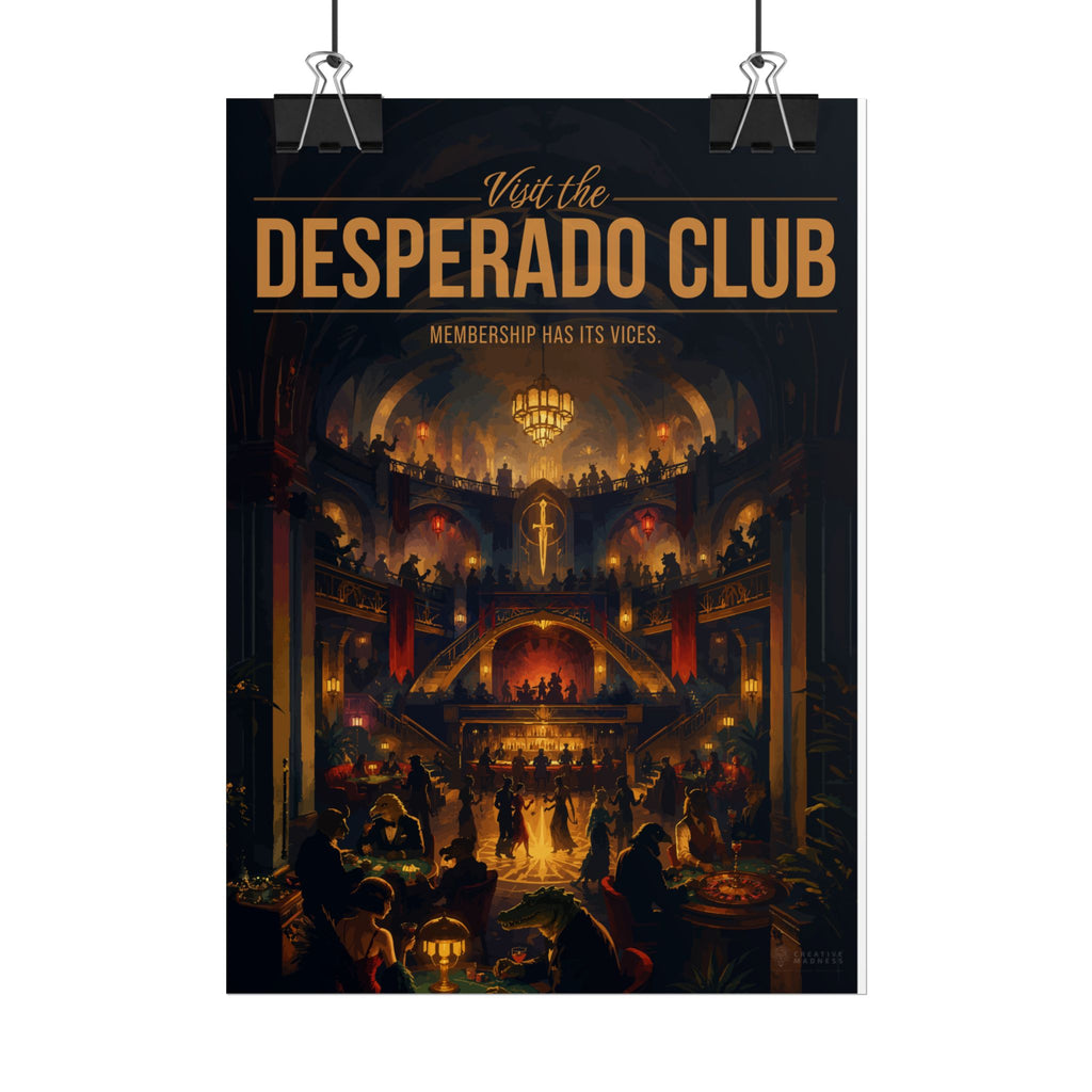 Desperado Club Travel Poster