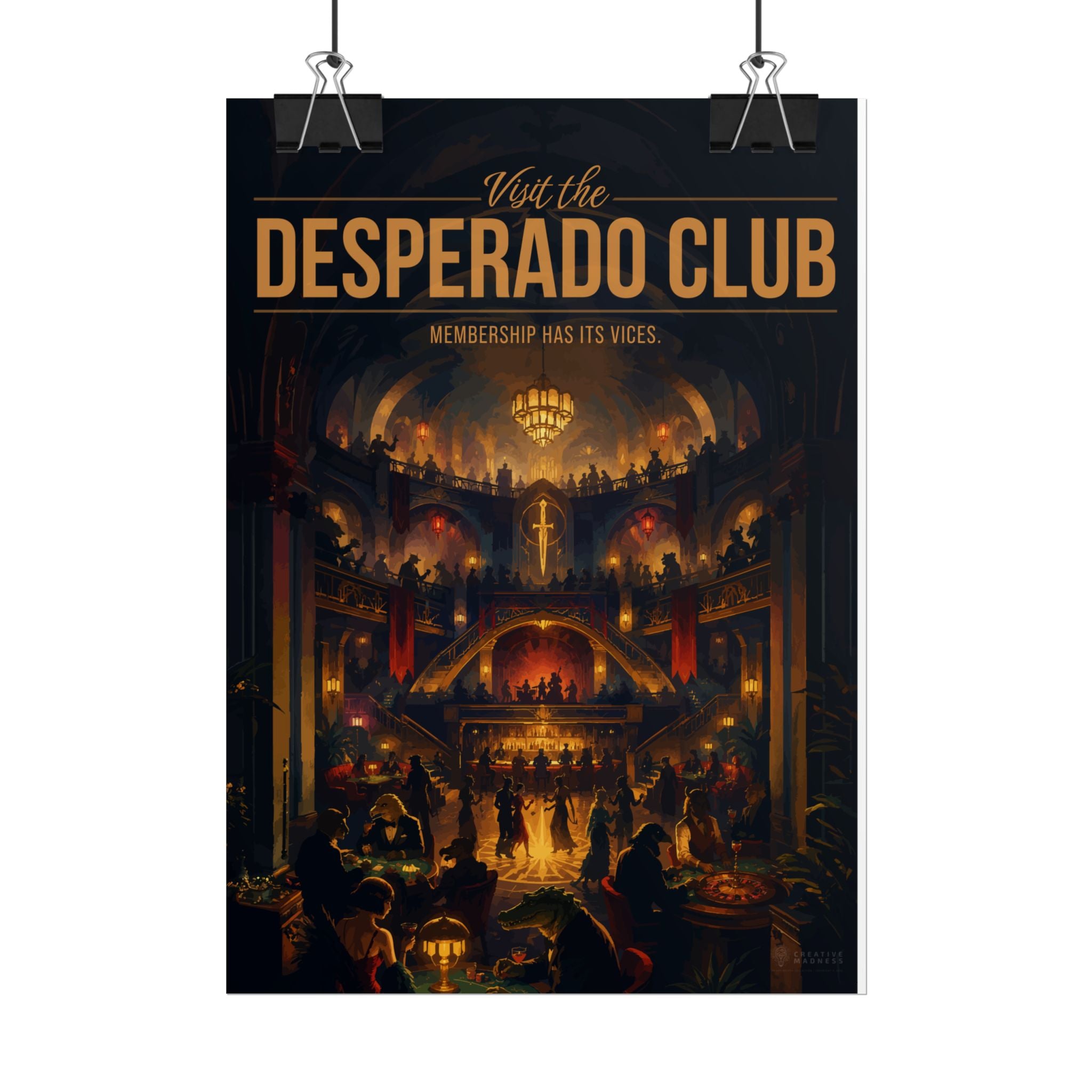 Desperado Club Travel Poster