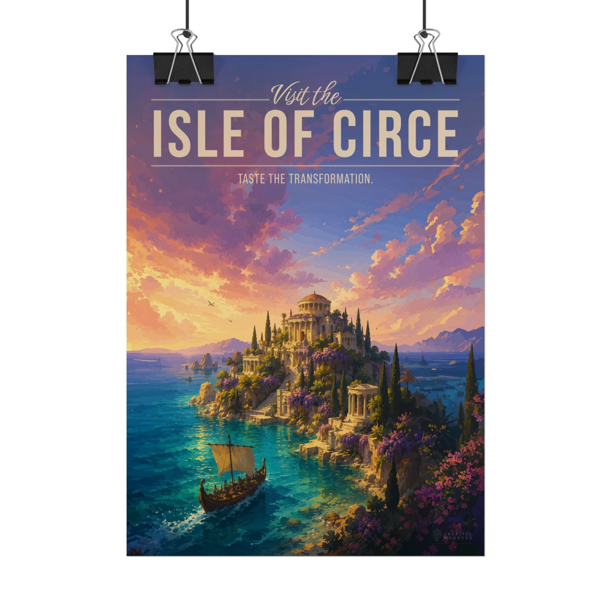 Isle Of Circe Travel Poster