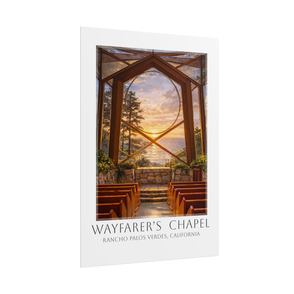 Wayfarers Chapel Travel Poster