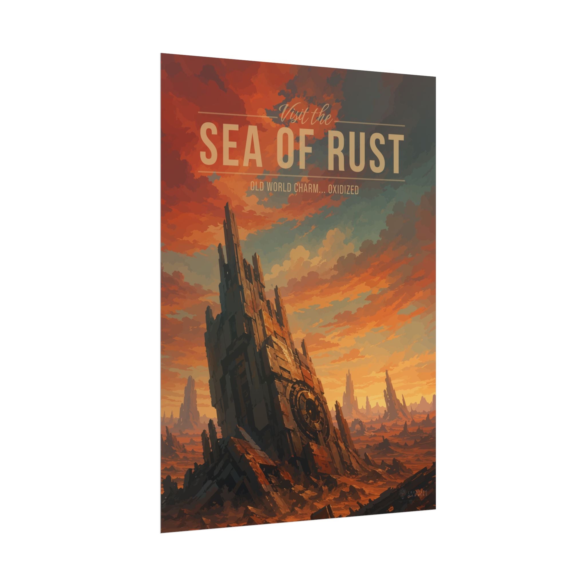 Sea Of Rust Travel Poster