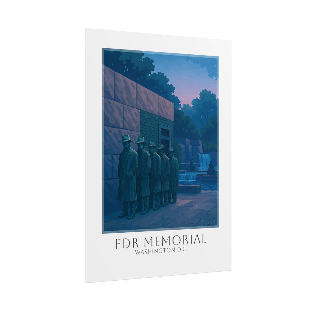 Fdr Memorial Travel Poster