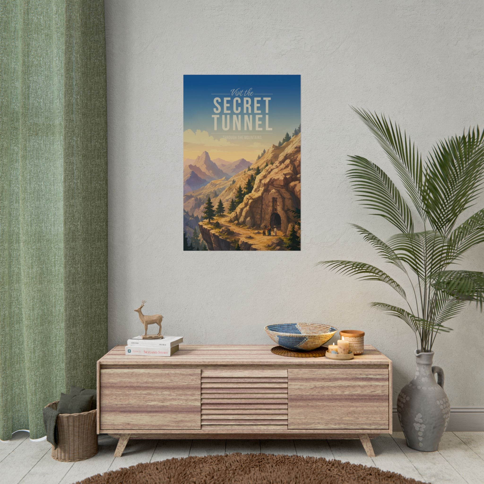 Secret-Tunnel Travel Poster