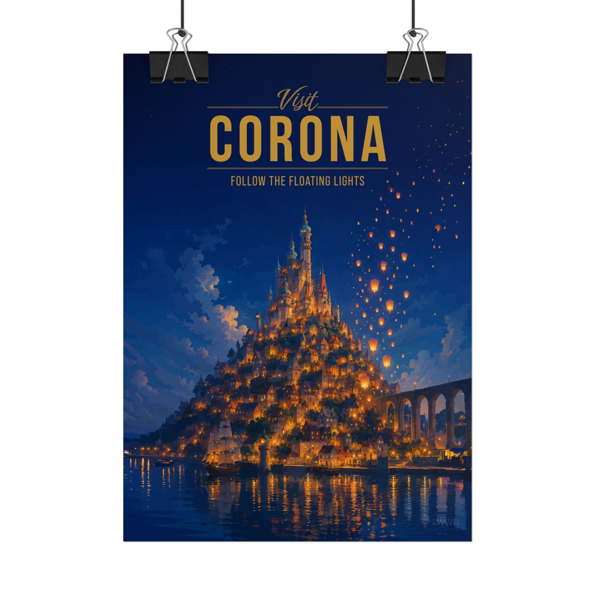 Corona Travel Poster