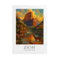 ZION  * Travel Poster * National Park Wall Art