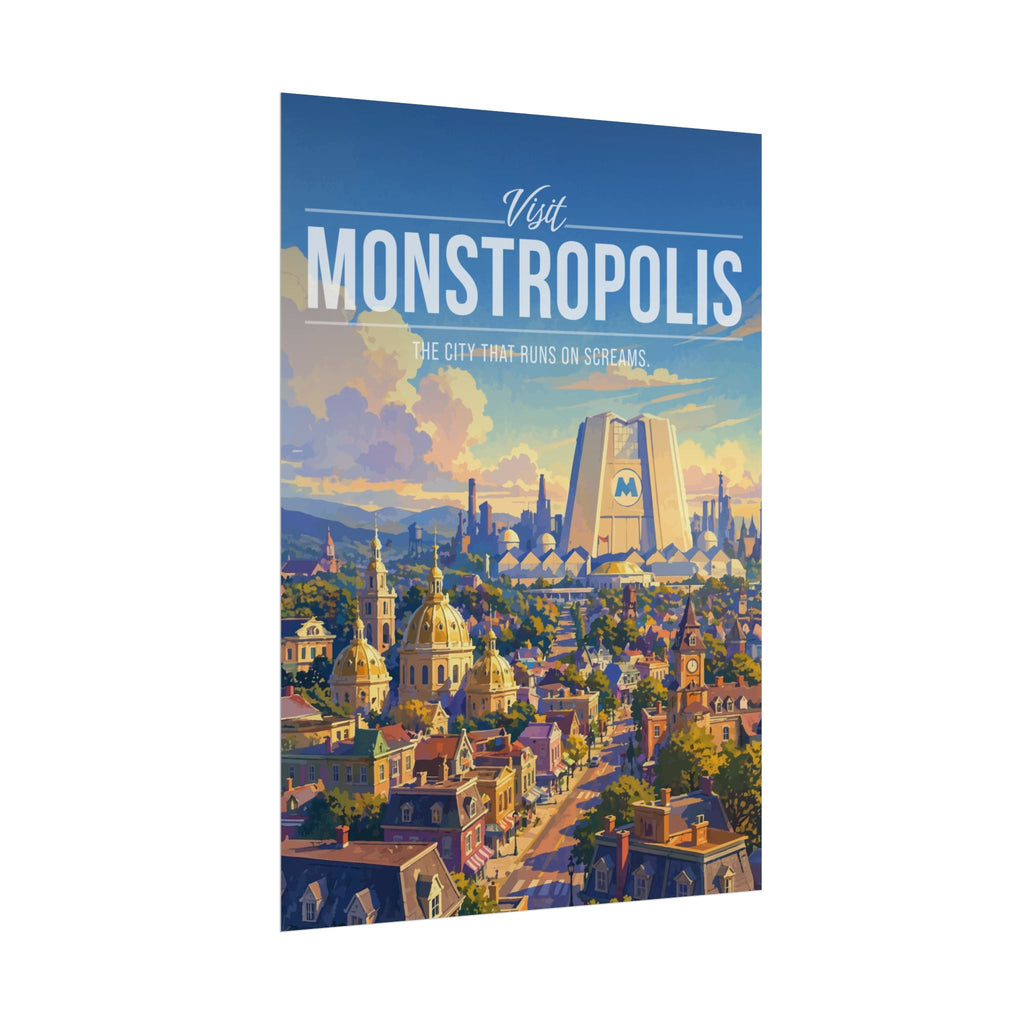 Monstropolis Travel Poster
