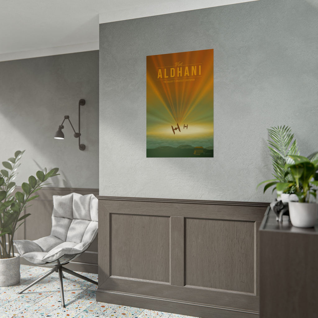 Aldhani Travel Poster