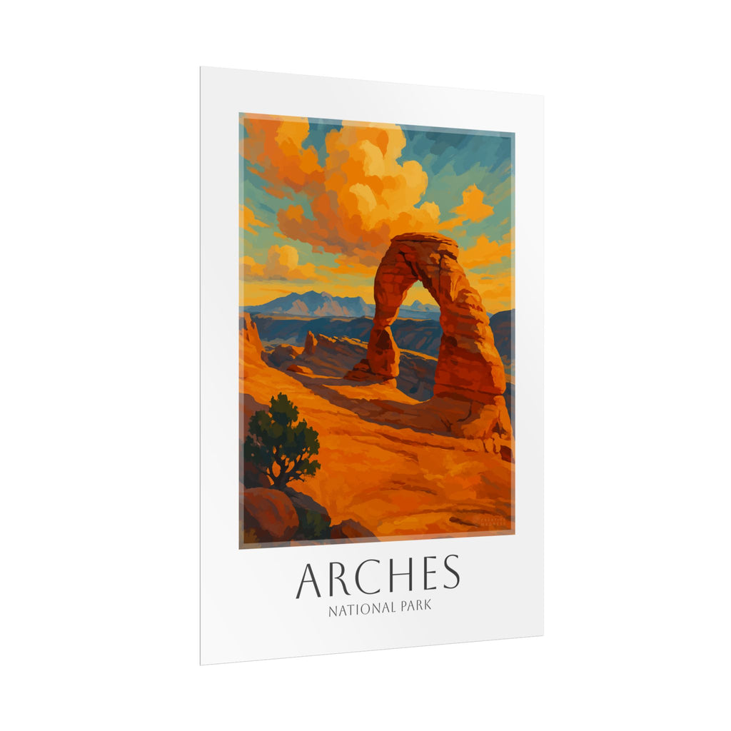 ARCHES * Travel Poster * National Park Wall Art
