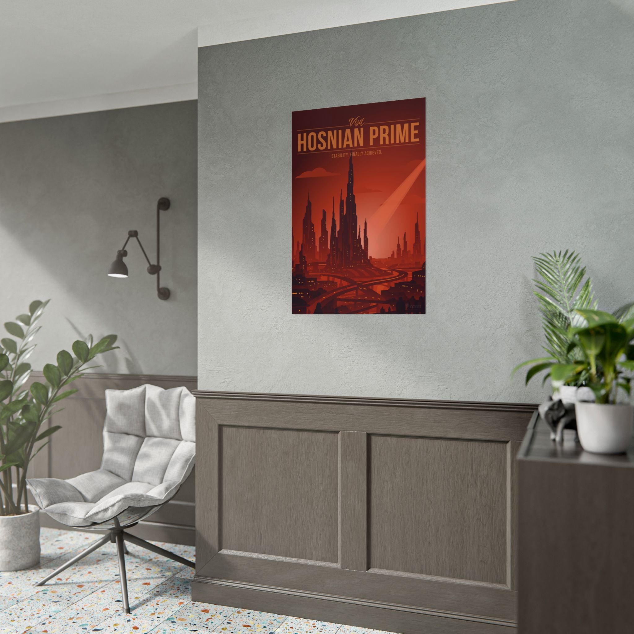 Hosnian Prime Travel Poster