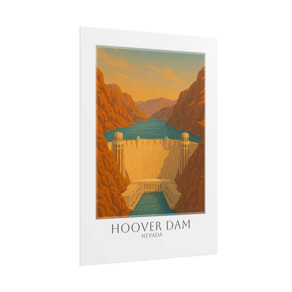 Hoover Dam Travel Poster