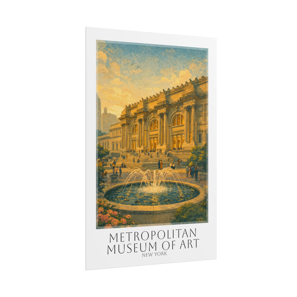 Metropolitan Museum Of Art Travel Poster