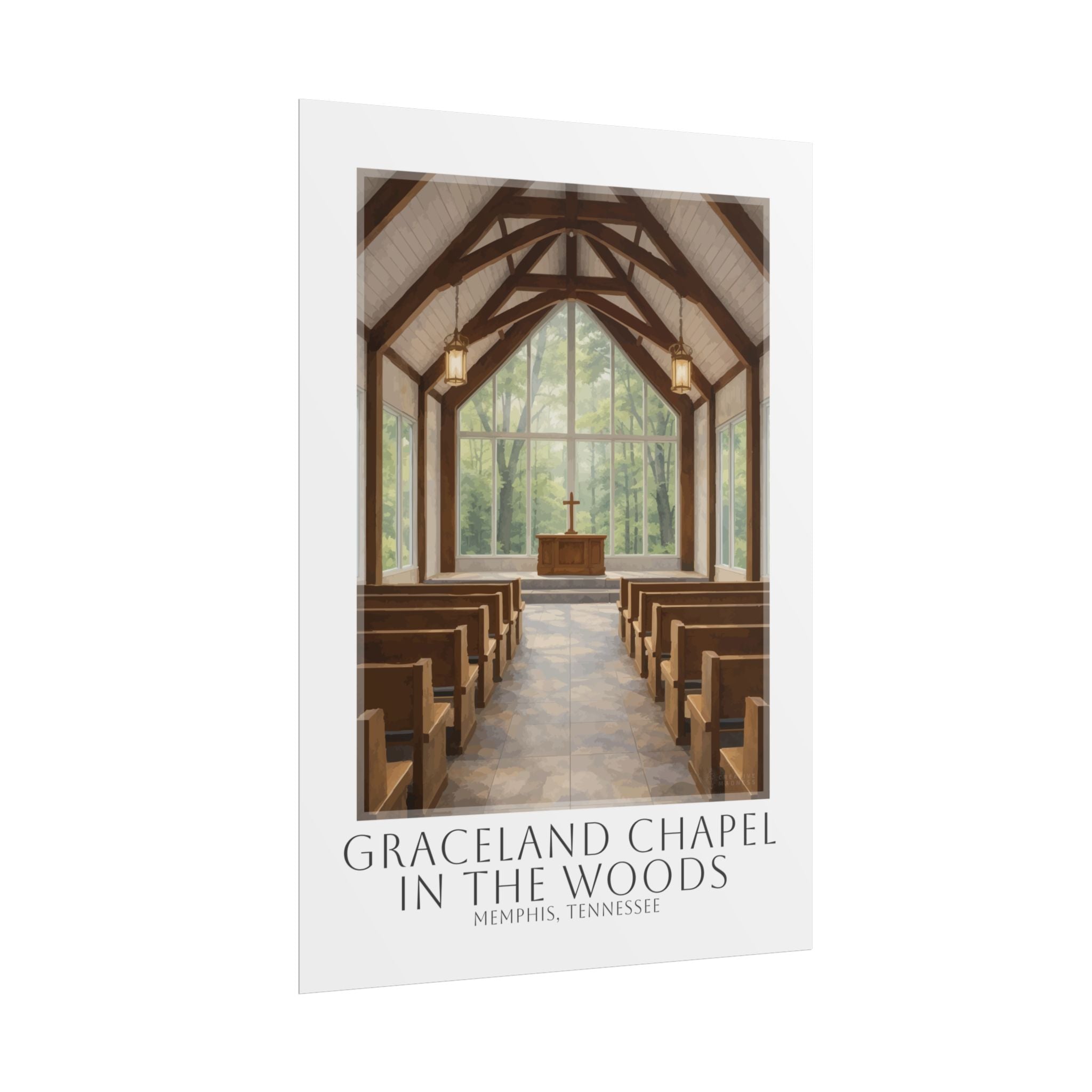 Graceland Chapel Travel Poster