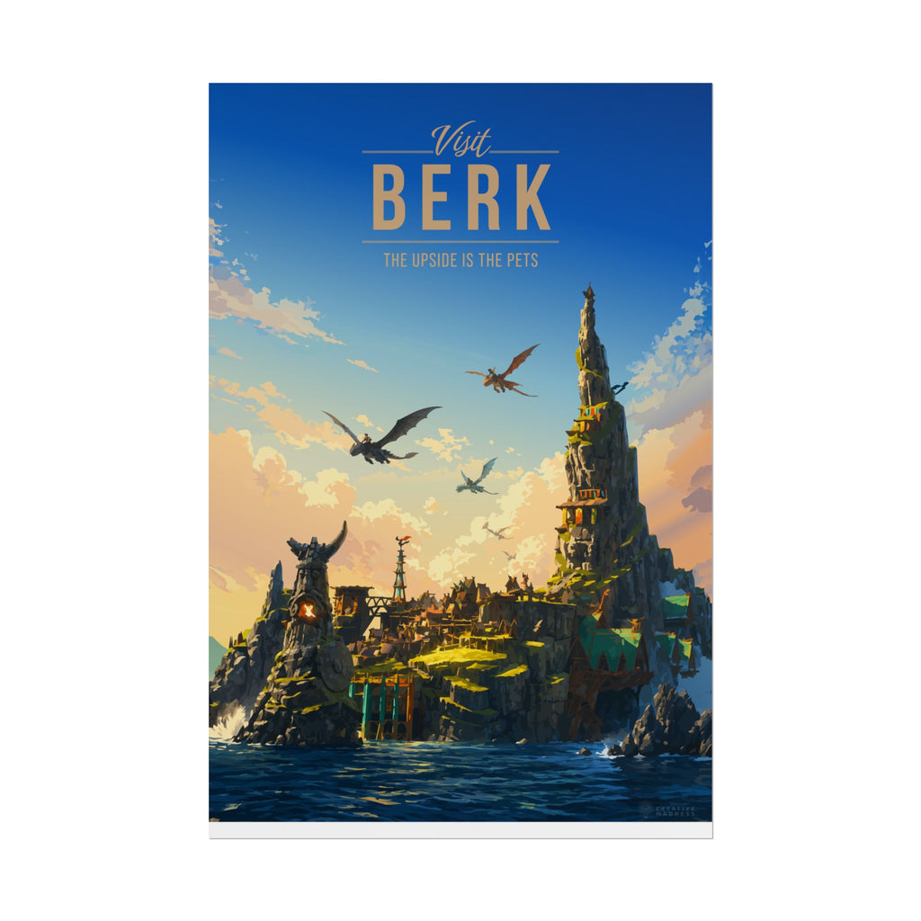 Berk Travel Poster