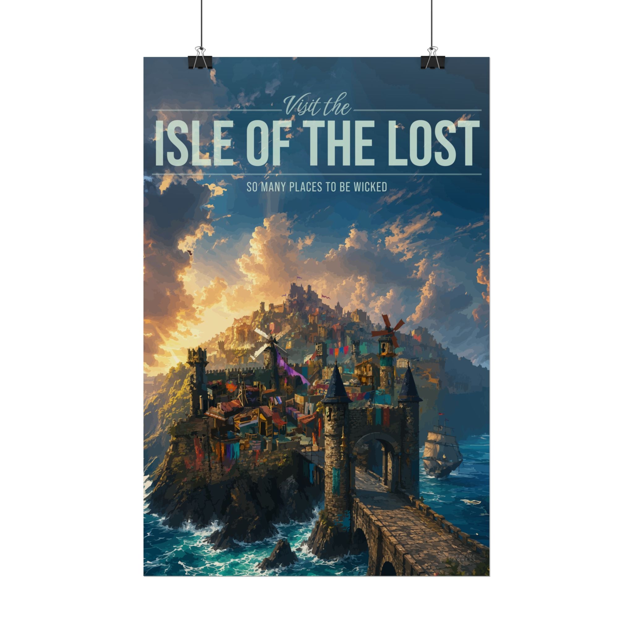 Isle Of The Lost Travel Poster