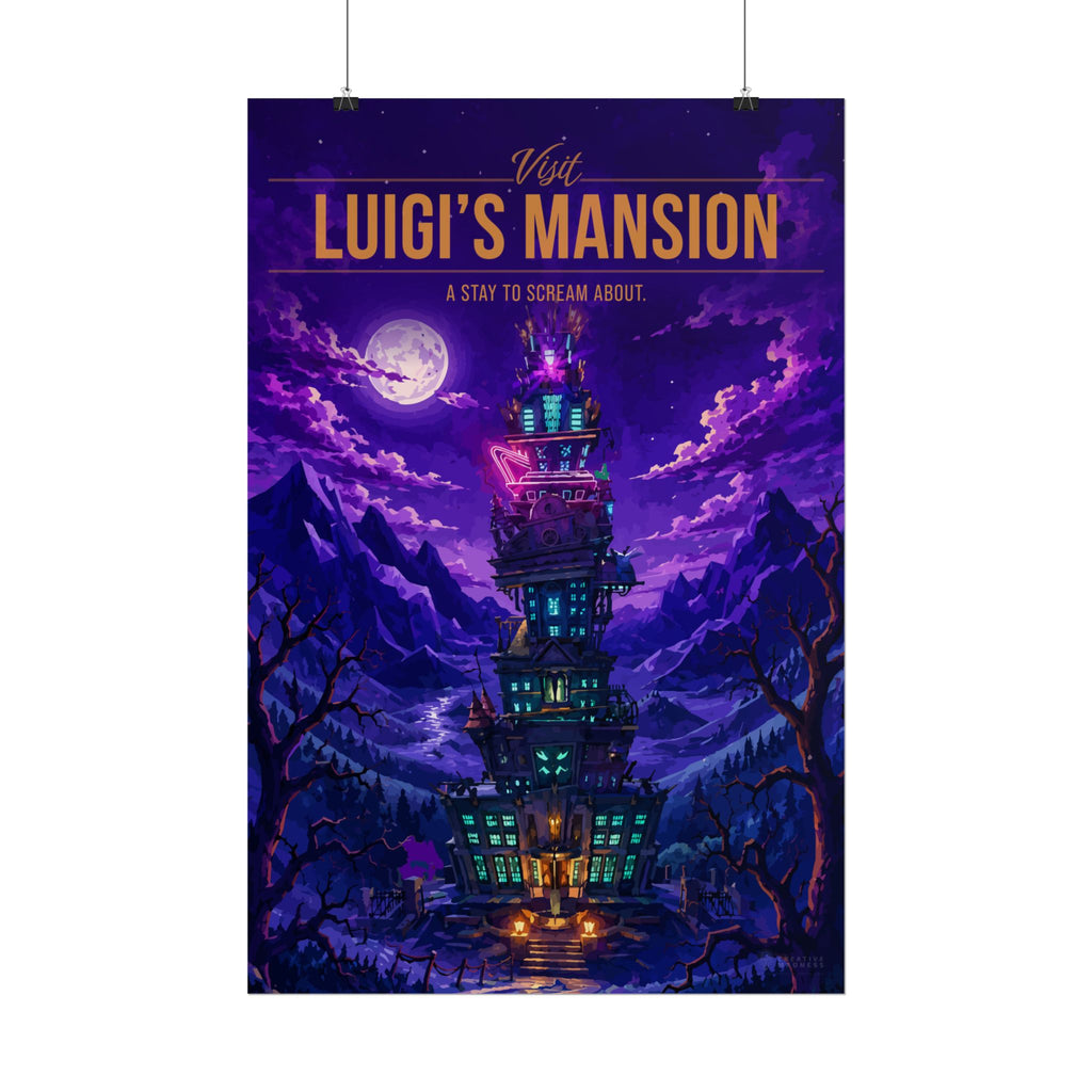 Luigi'S Mansion Travel Poster