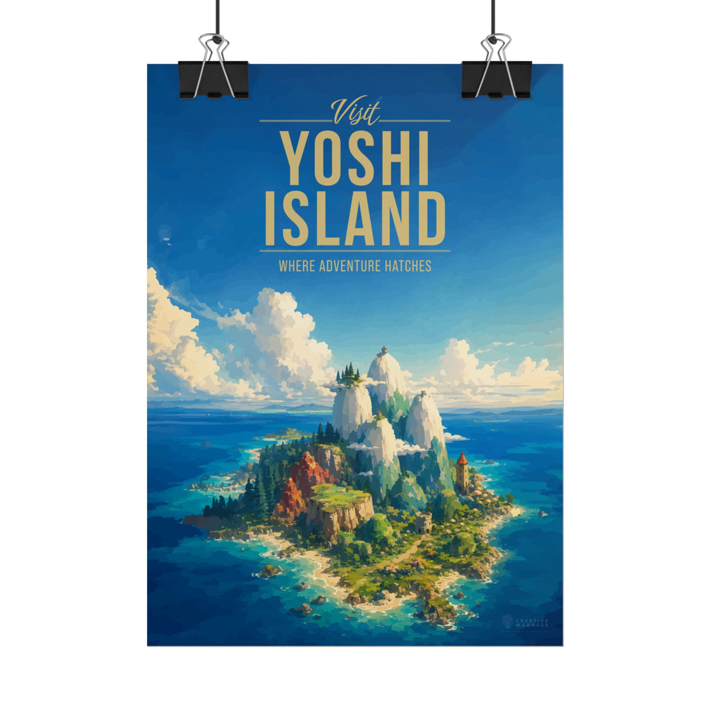 Yoshi Island Travel Poster