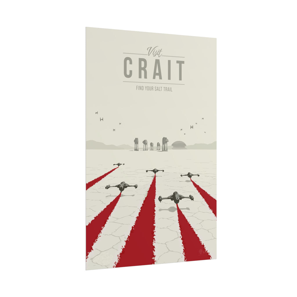 Crait Travel Poster