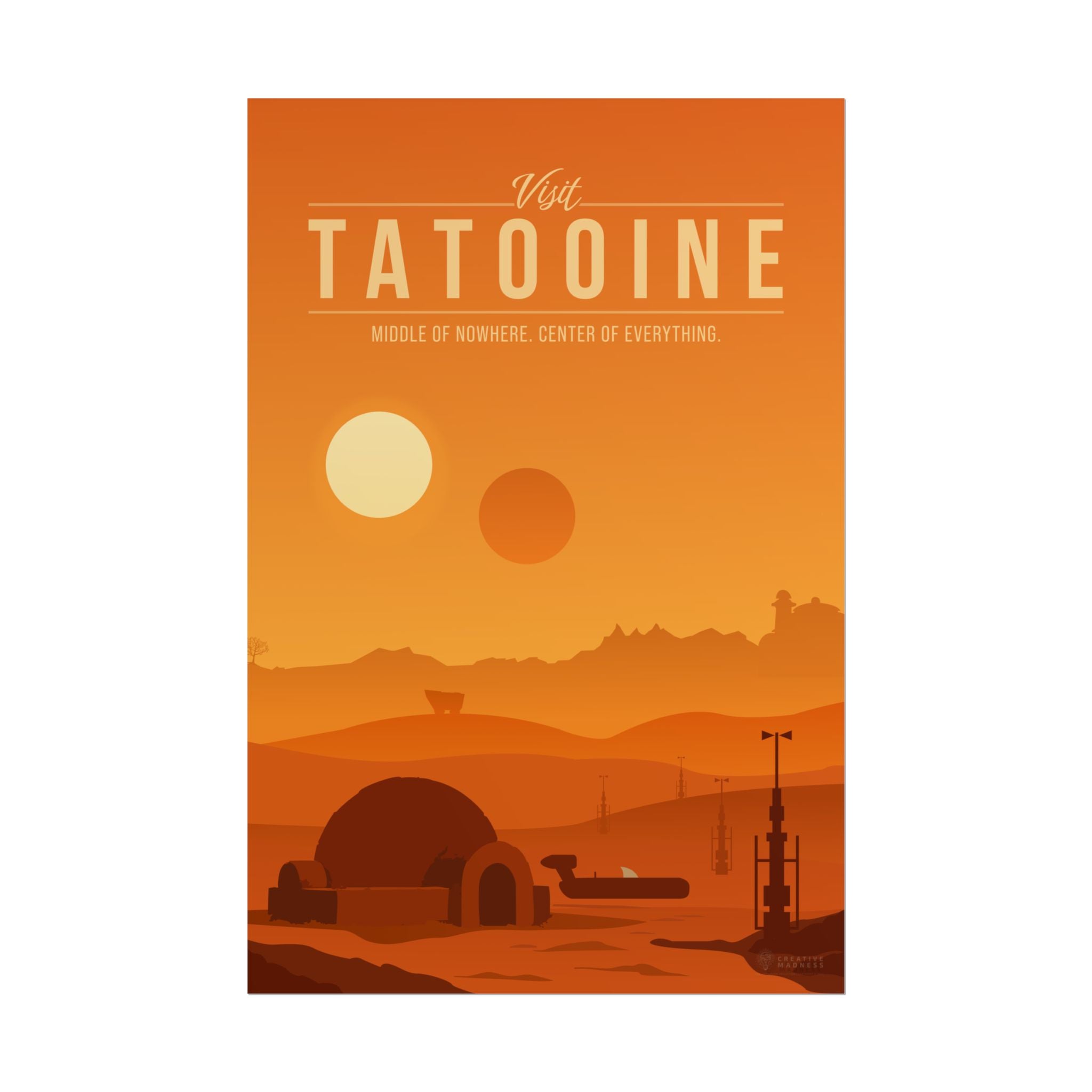 Tatooine Travel Poster
