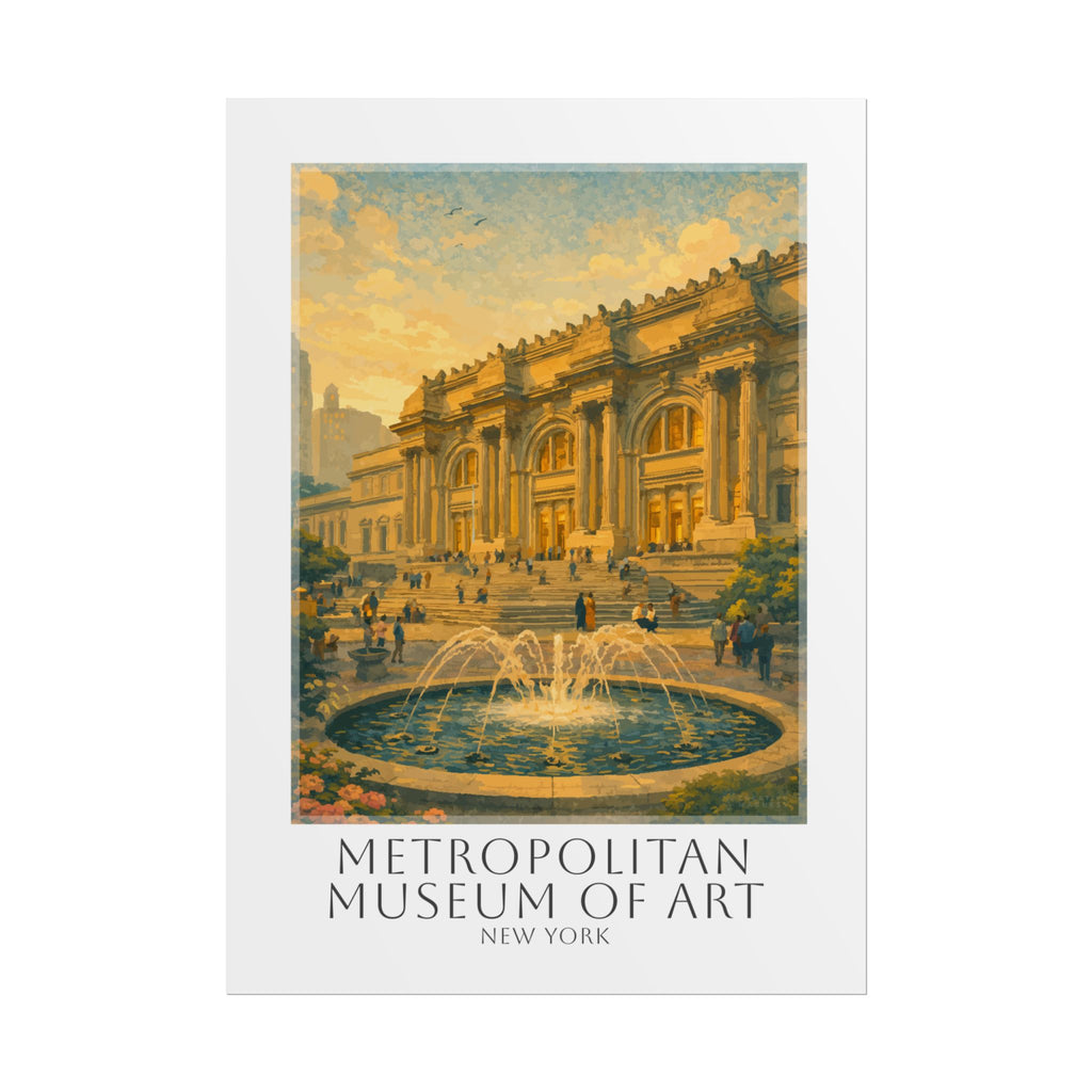 Metropolitan Museum Of Art Travel Poster
