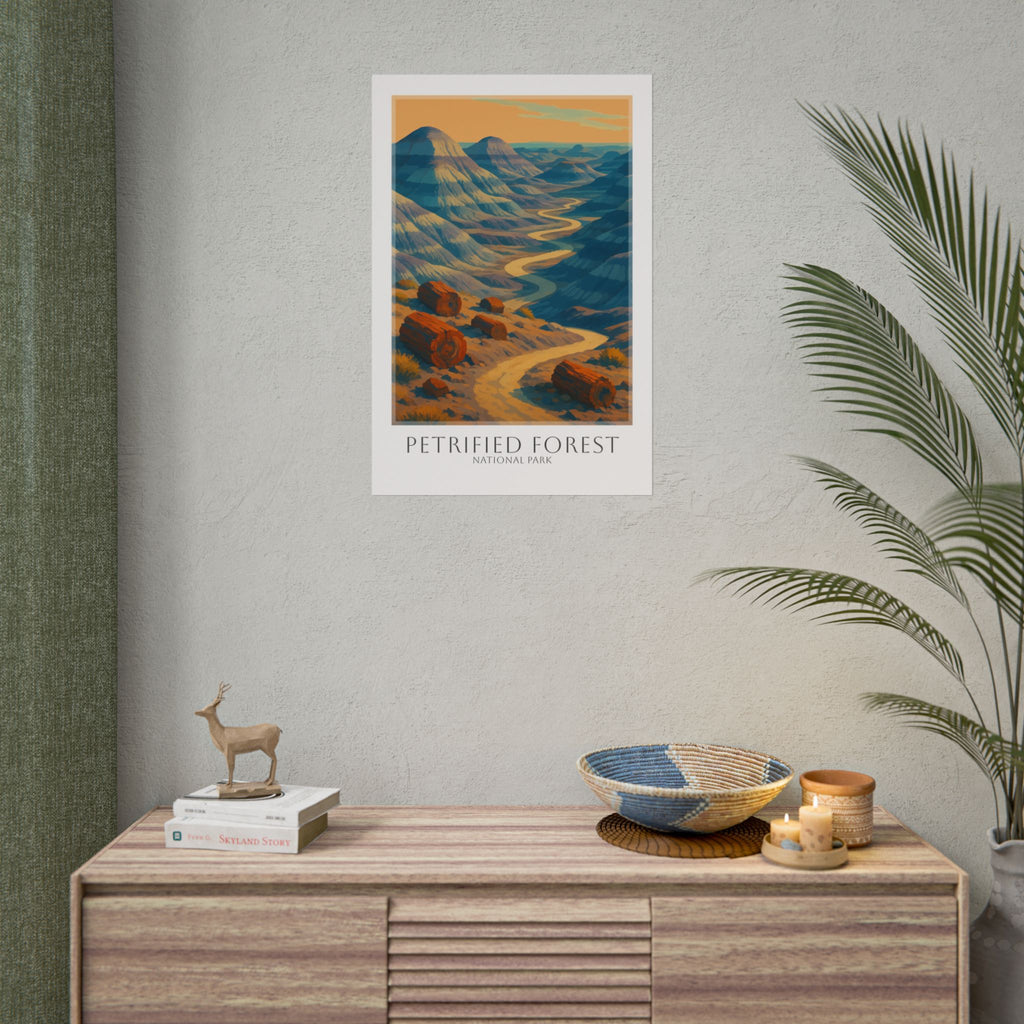 PETRIFIED FOREST * Travel Poster * National Park Wall Art