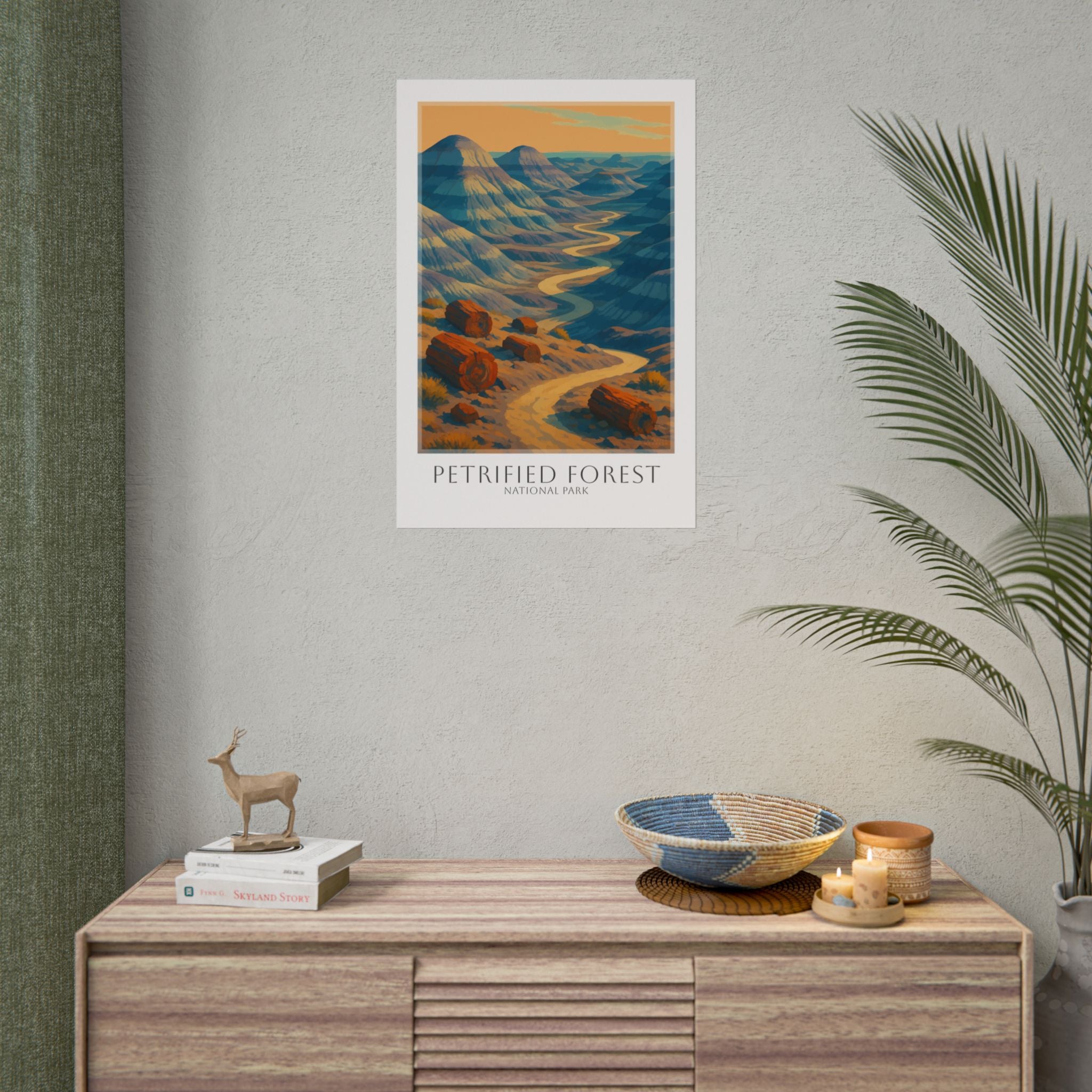 PETRIFIED FOREST * Travel Poster * National Park Wall Art