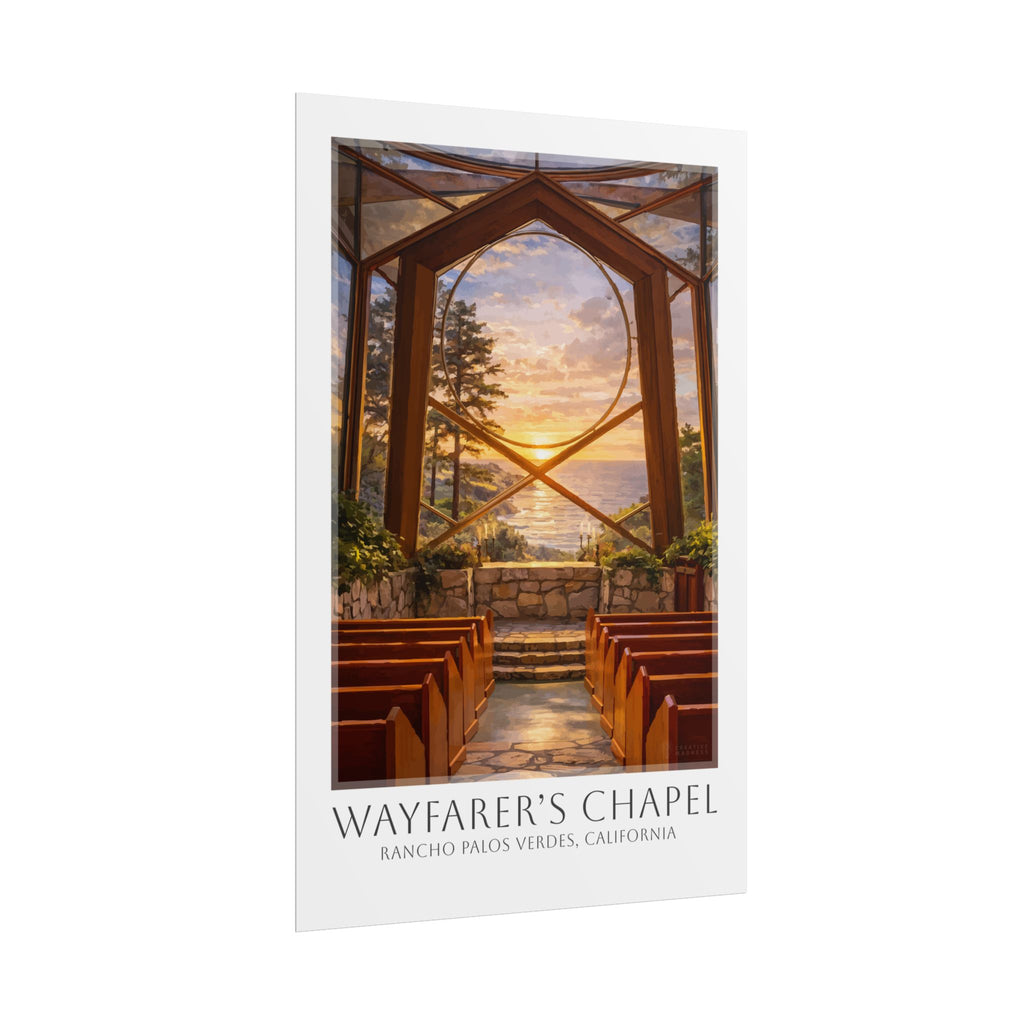 Wayfarers Chapel Travel Poster