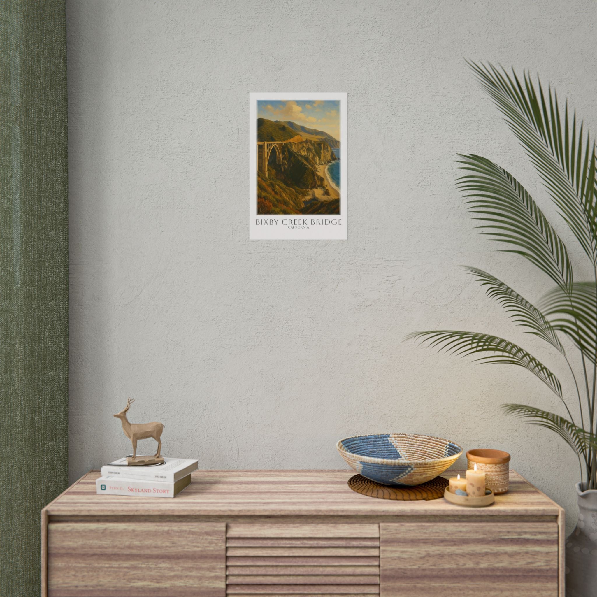 Bixby Creek Bridge Travel Poster