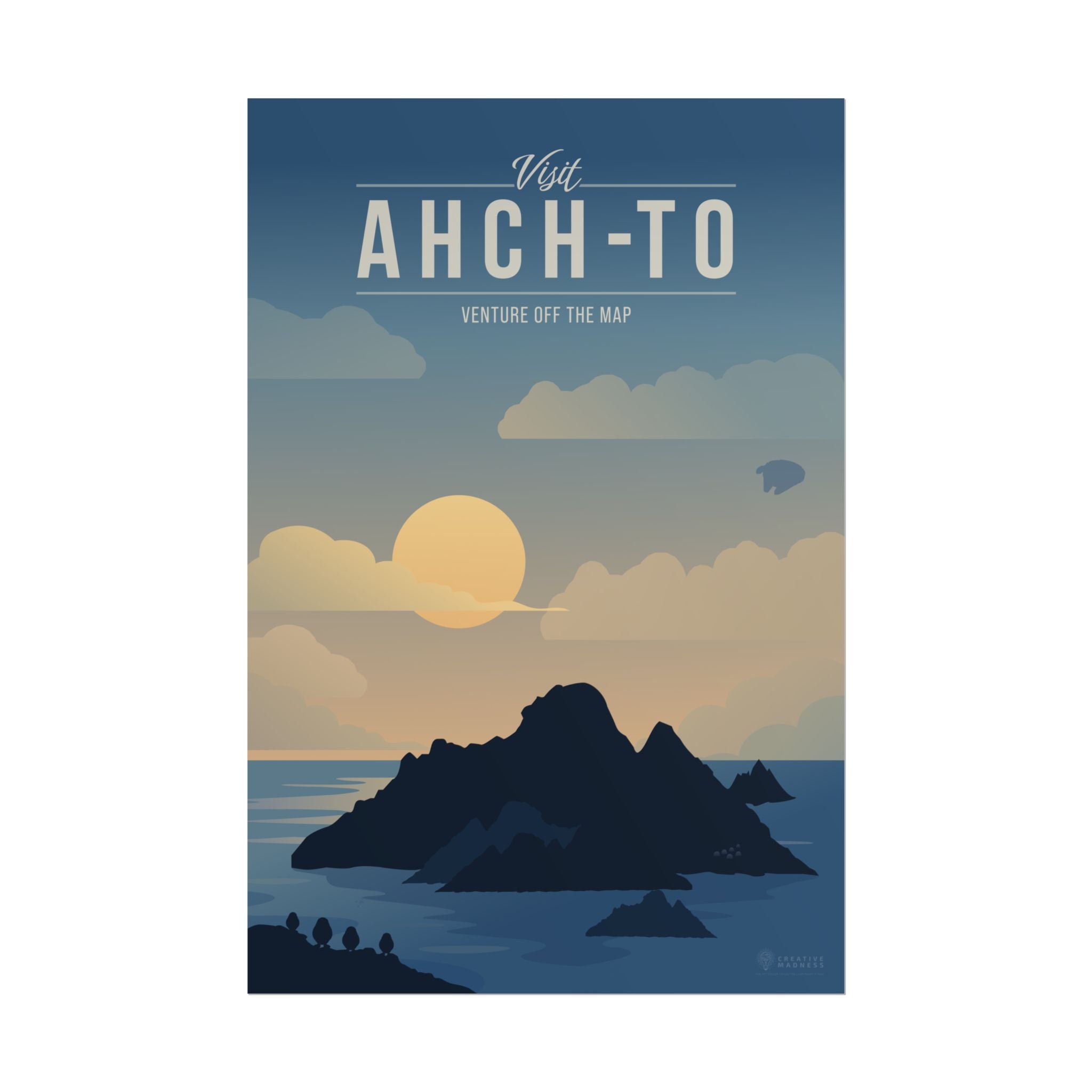 Ahch-To Travel Poster