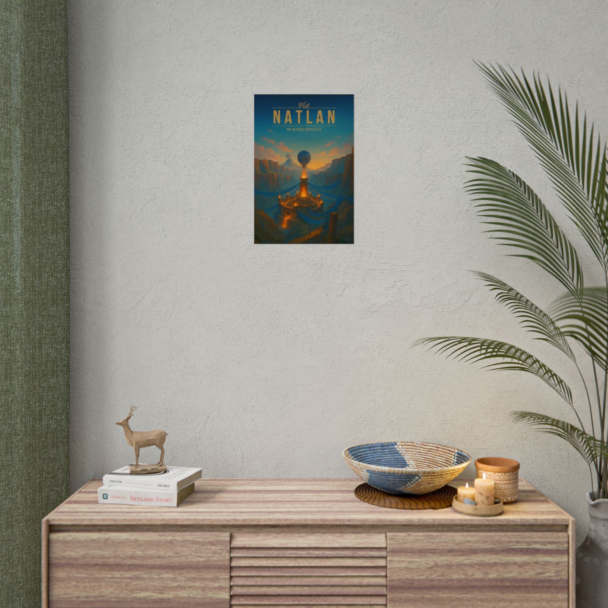 NATLAN * Travel Poster * Impactful Fantasy Wall Art