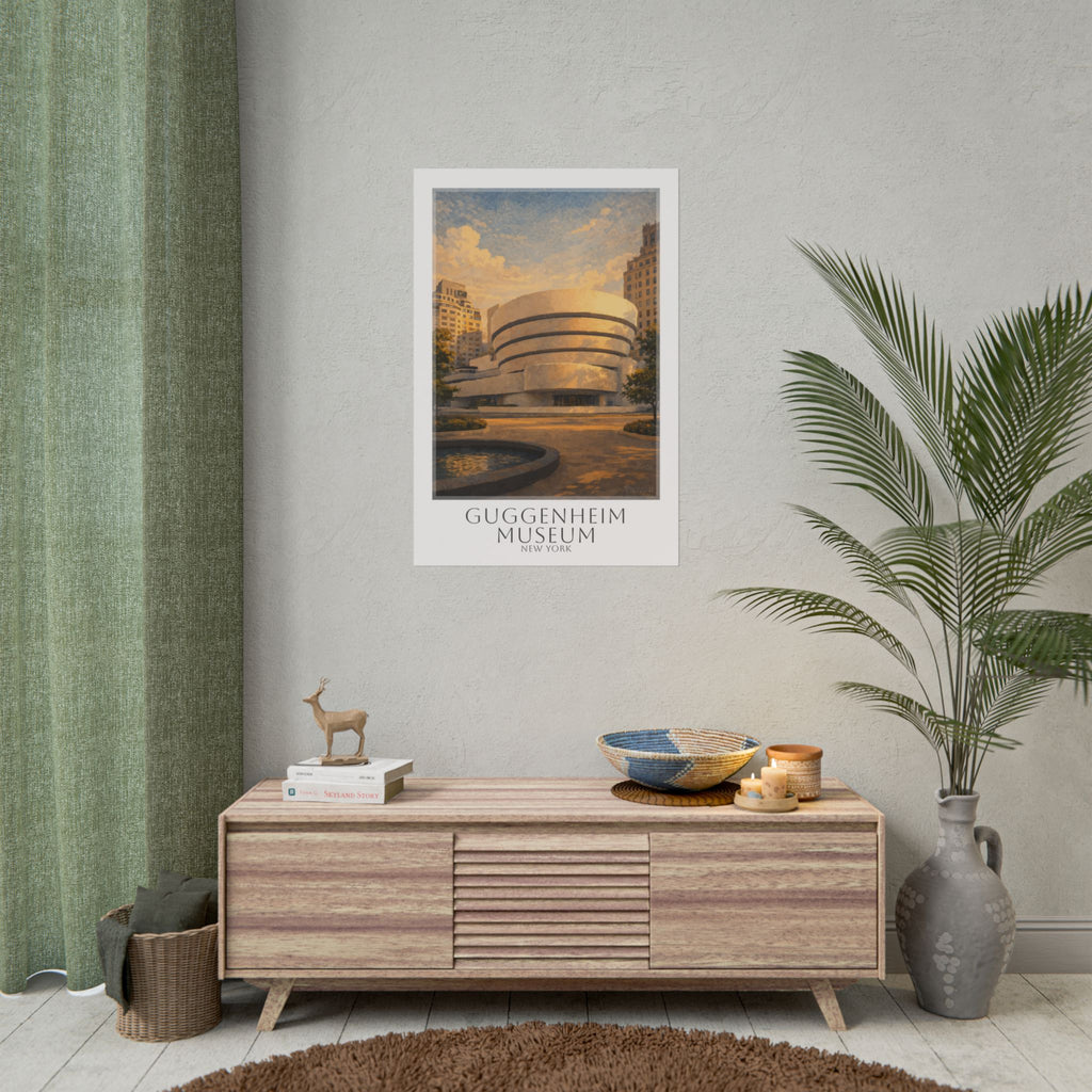 Guggenhiem Museum Travel Poster