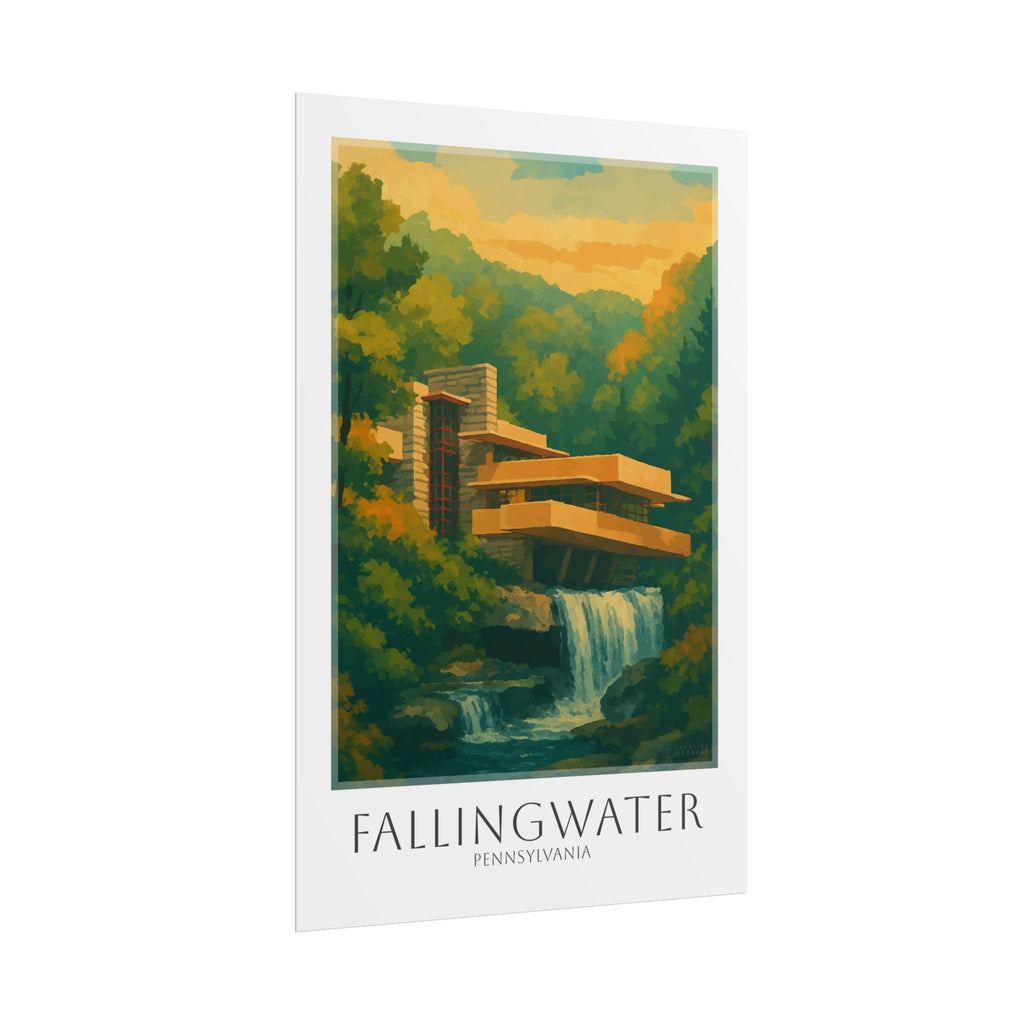 Fallingwater Travel Poster