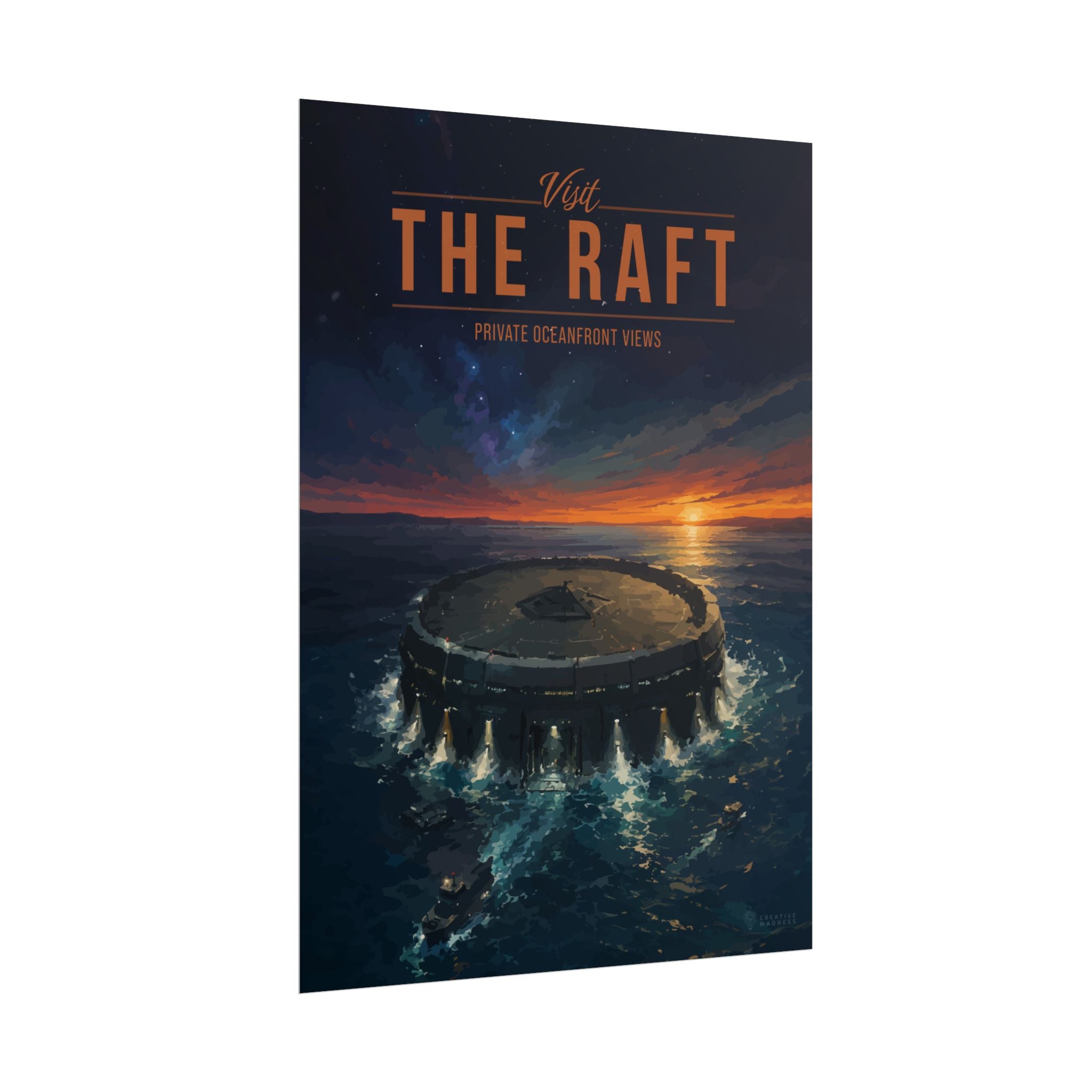 The Raft Travel Poster