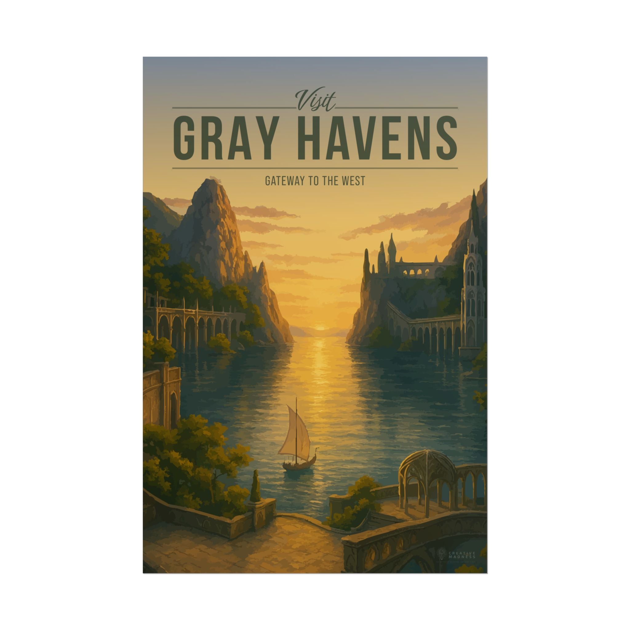 Gray Havens Travel Poster