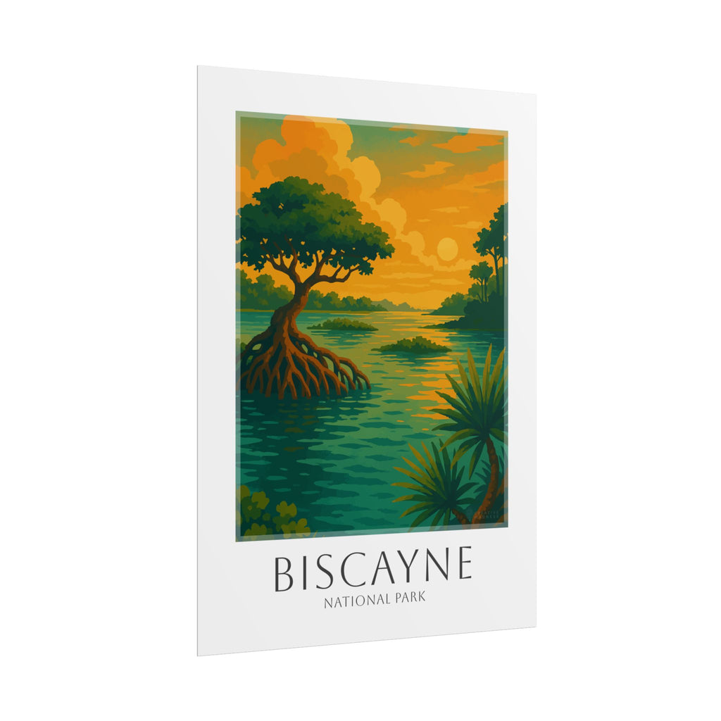 BISCAYNE * Travel Poster * National Park Wall Art