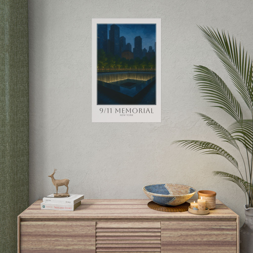 9-11 Memorial Travel Poster