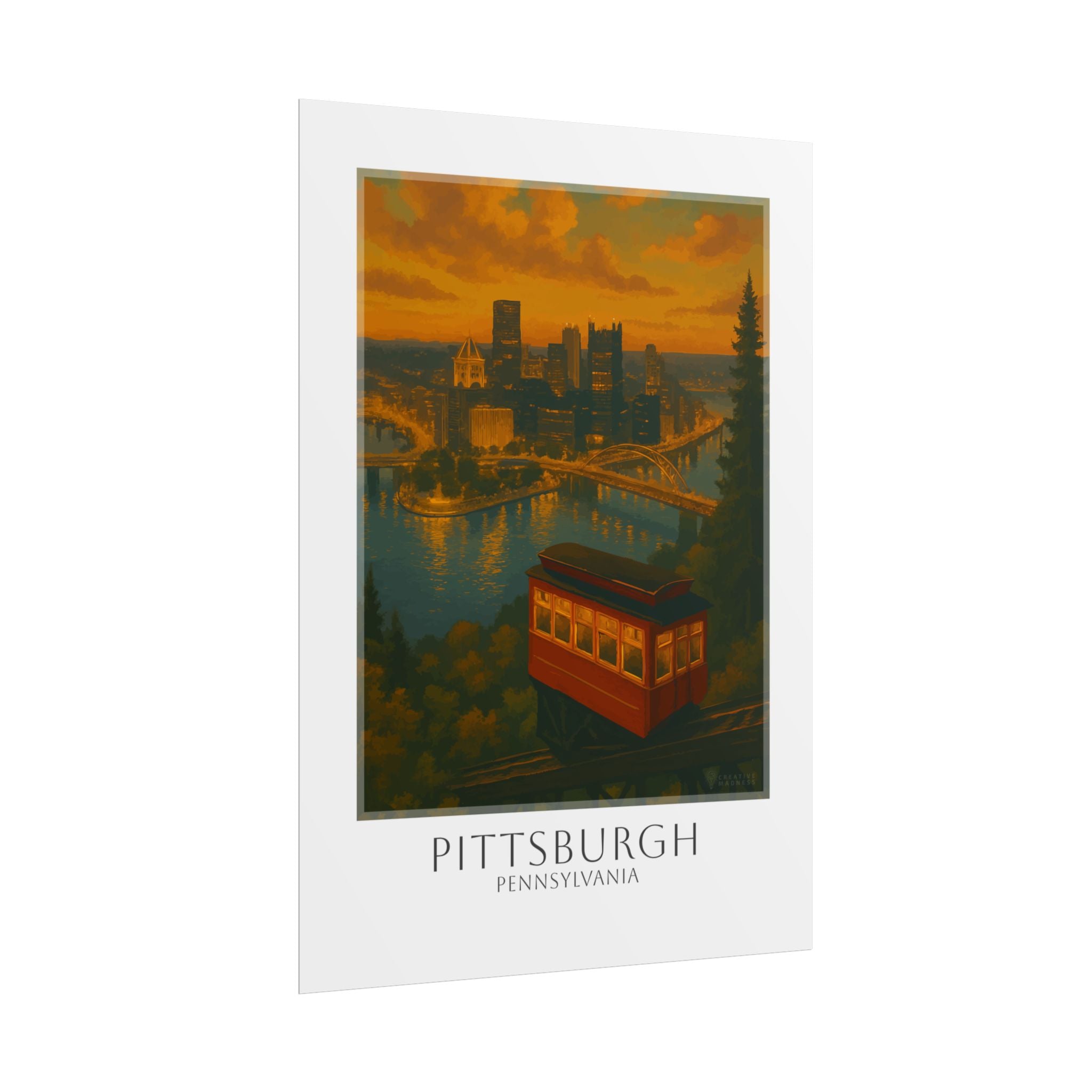 Pittsburgh Travel Poster
