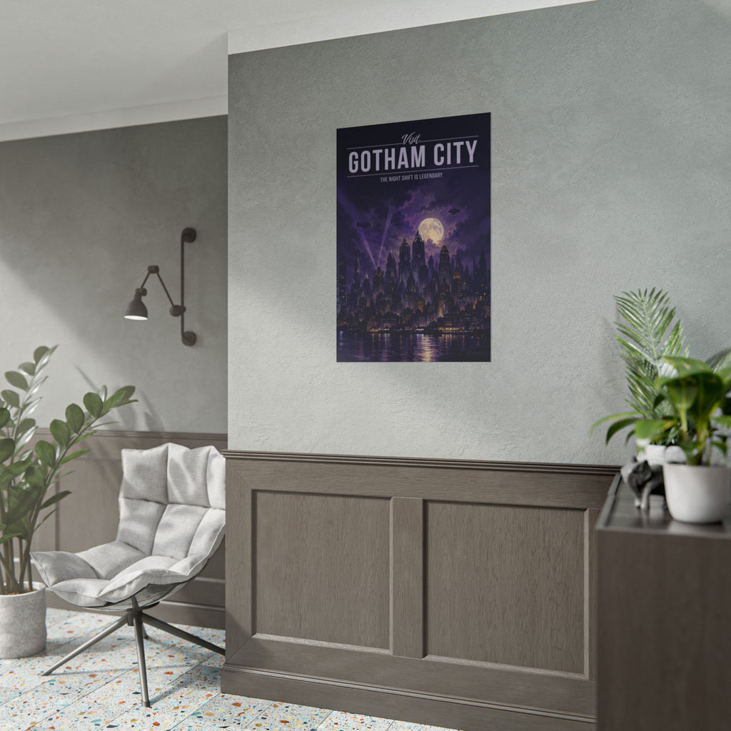 Gotham City Travel Poster
