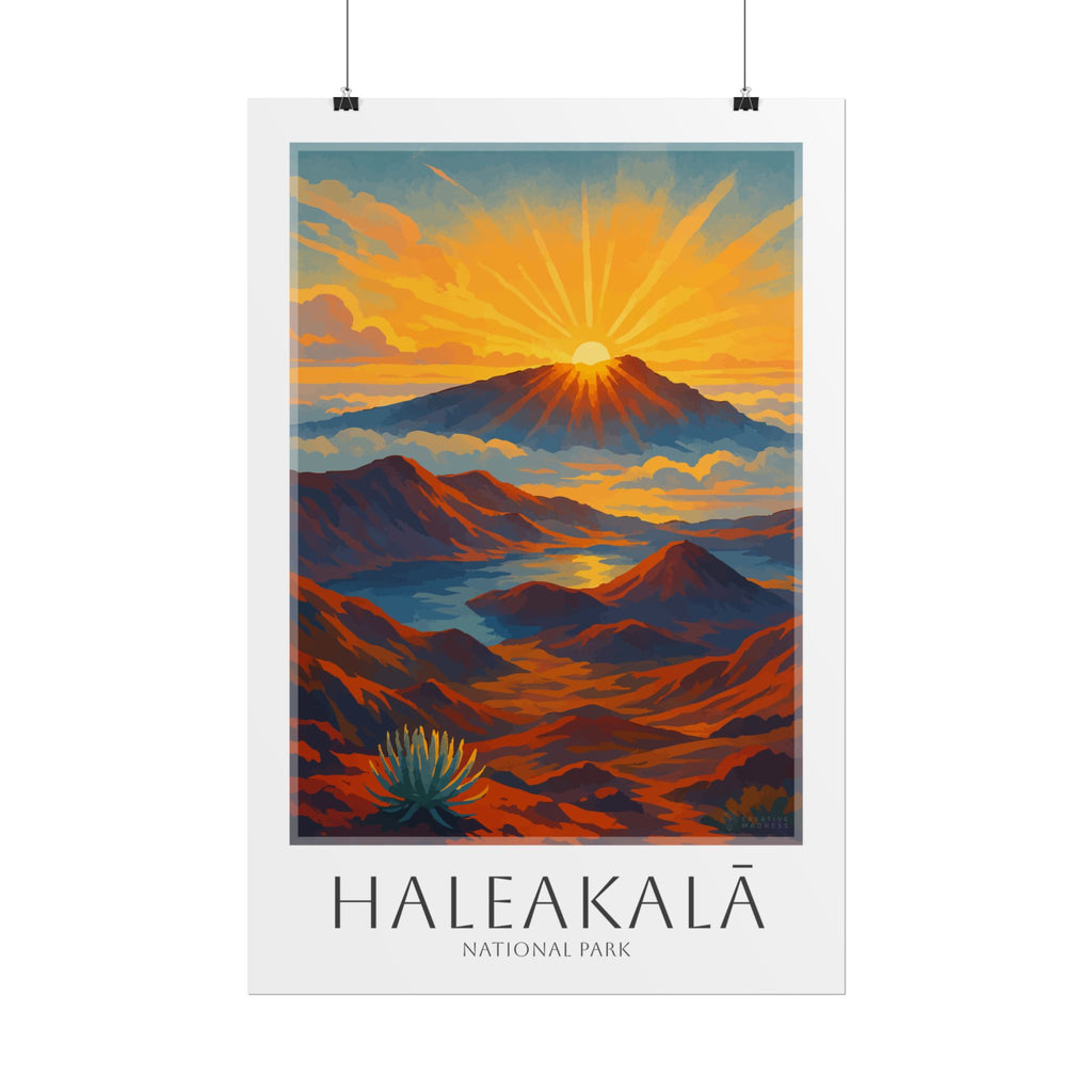 HALEAKALA  * Travel Poster * National Park Wall Art