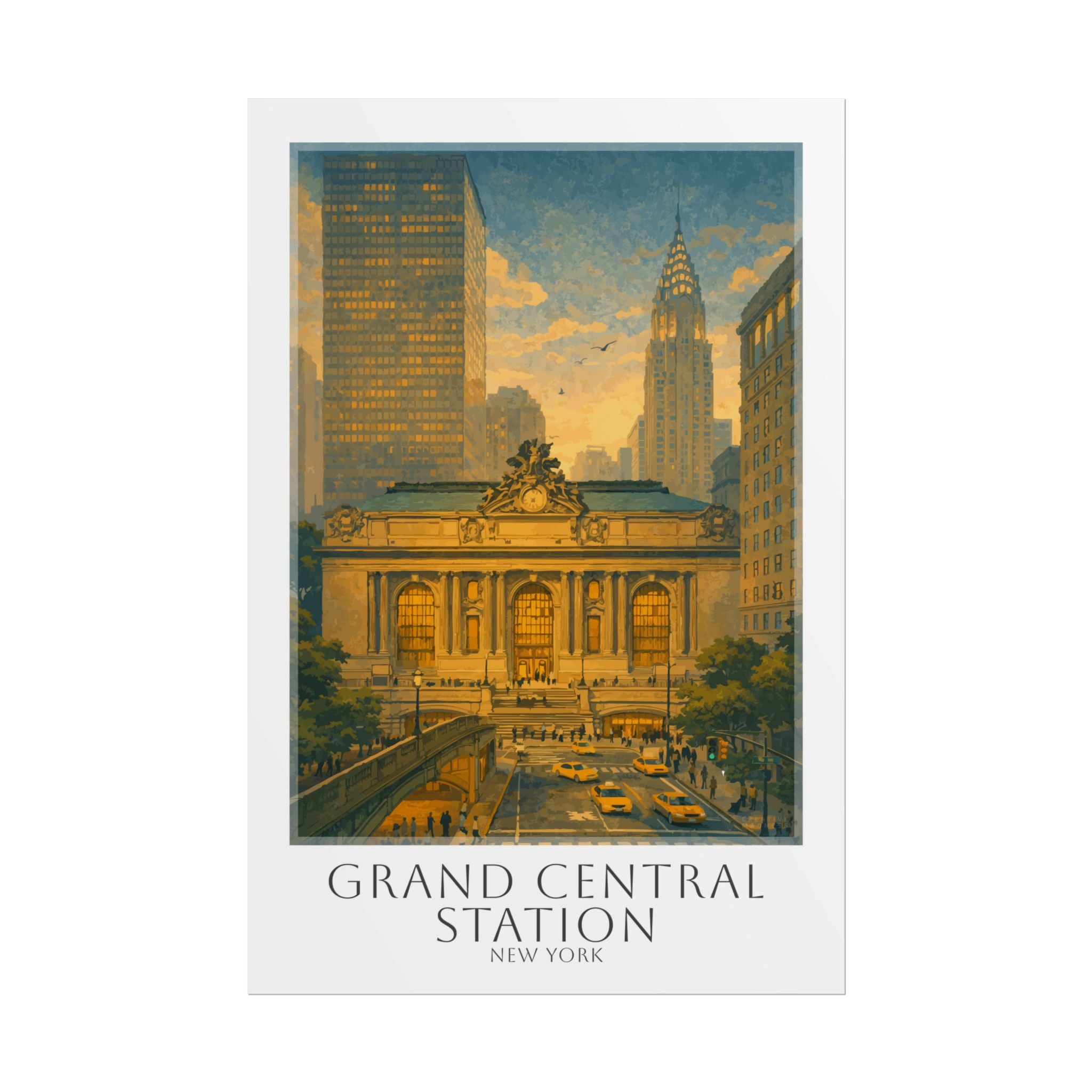Grand Central Station Travel Poster