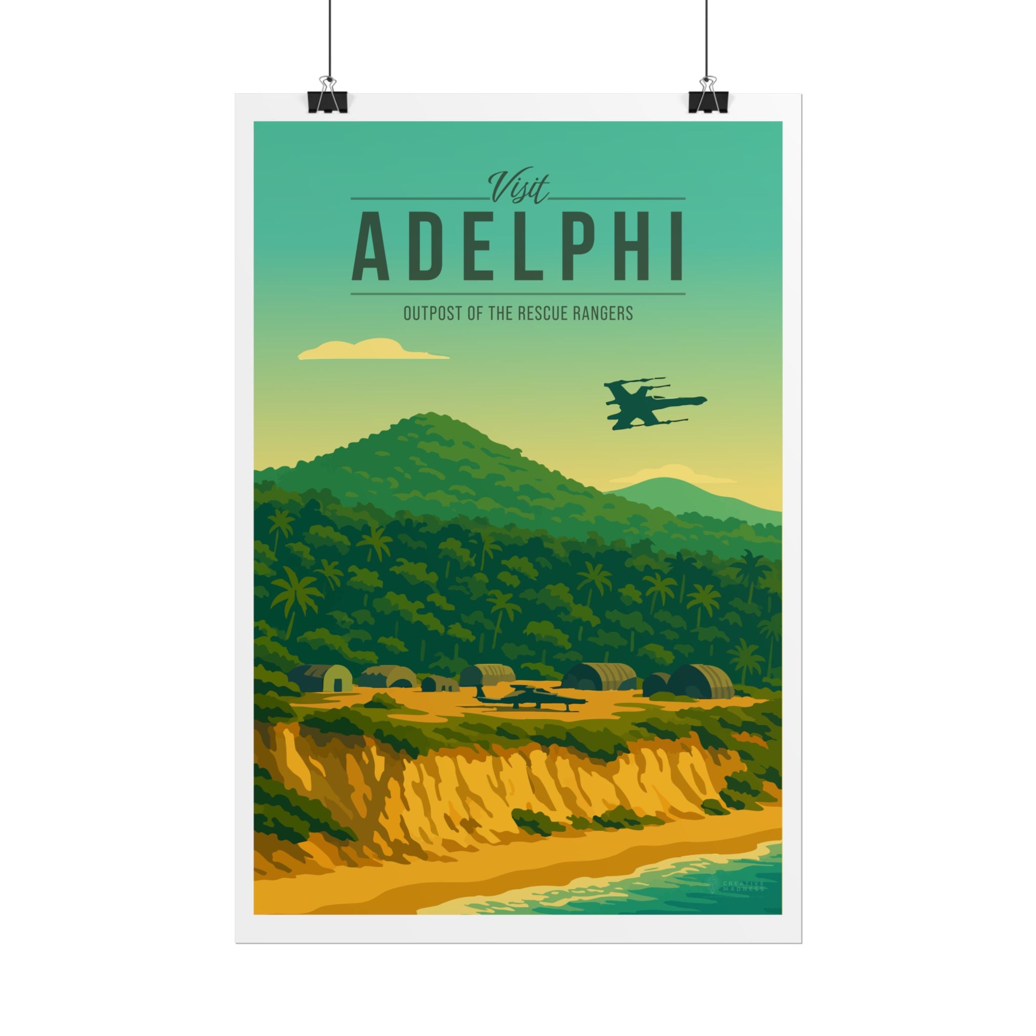 Adelphi Travel Poster