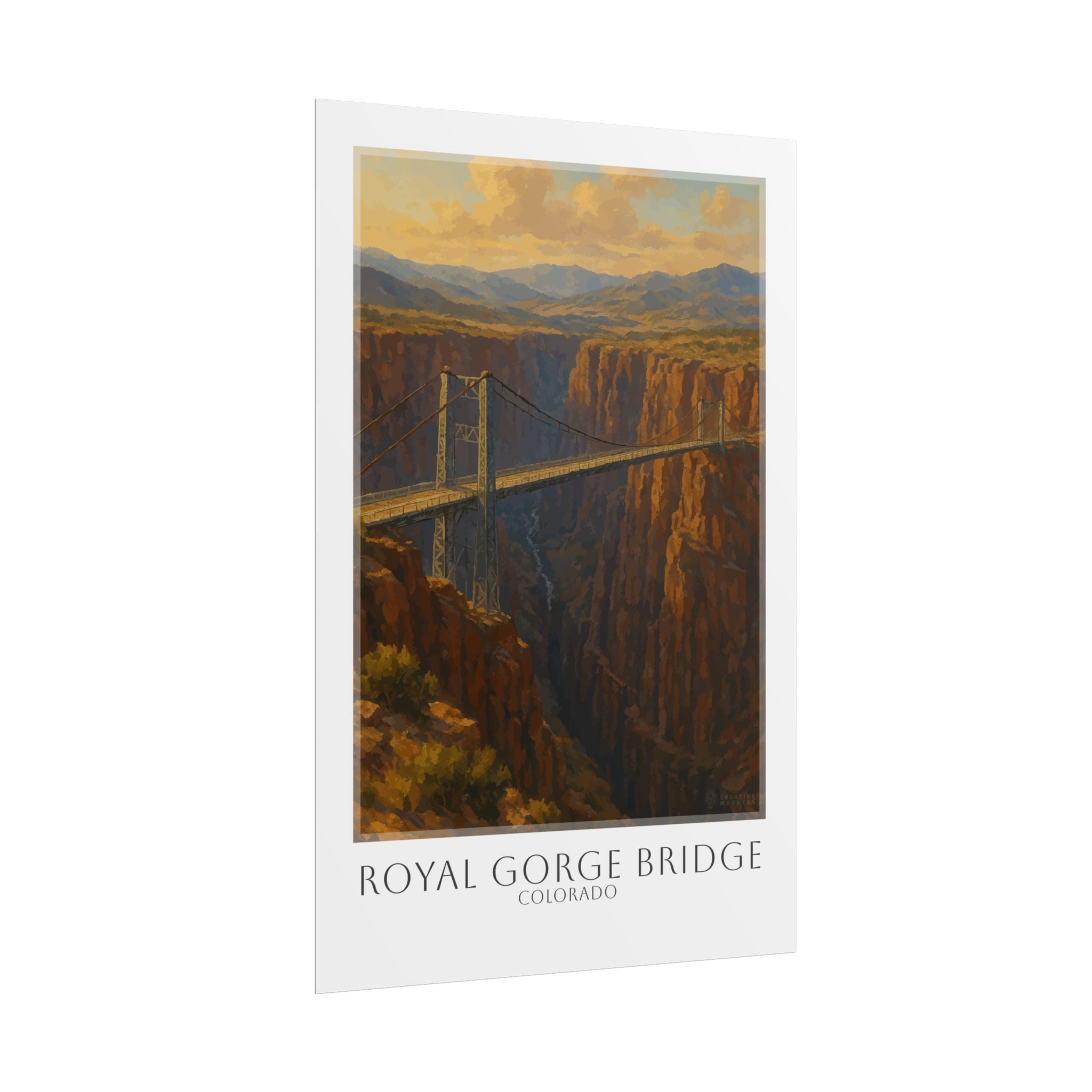 Royal Gorge Bridge Travel Poster
