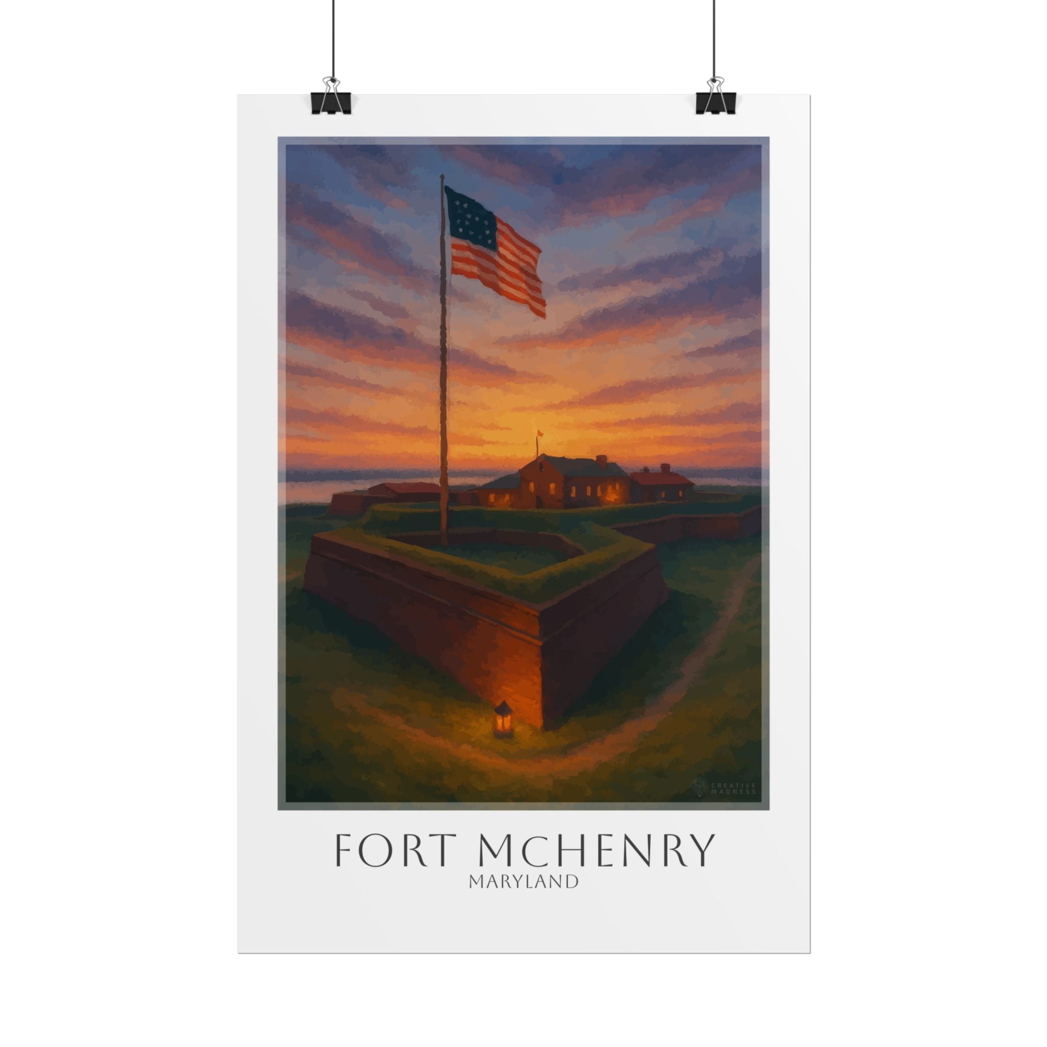 Fort Mchenry Travel Poster