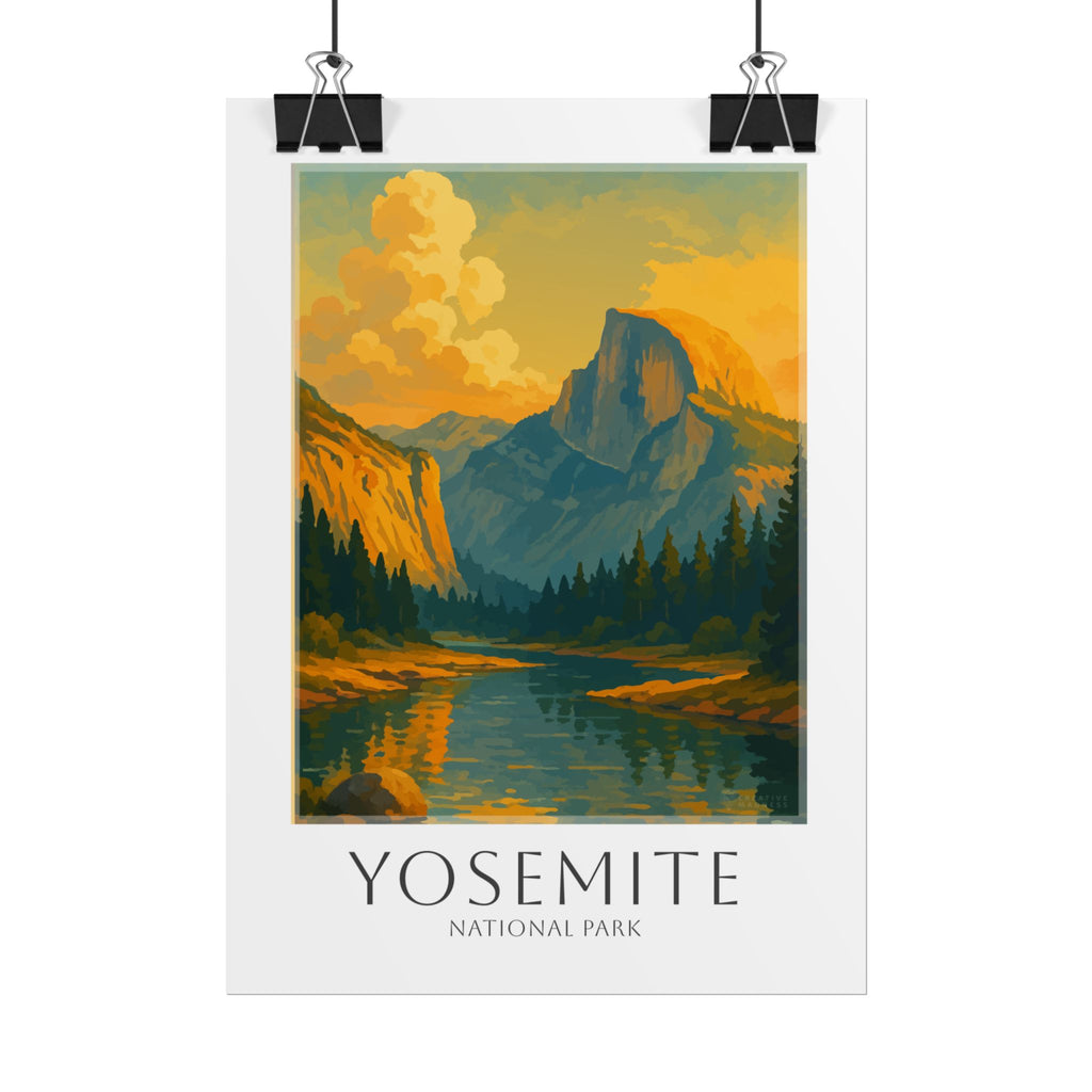 YOSEMITE * Travel Poster * National Park Wall Art