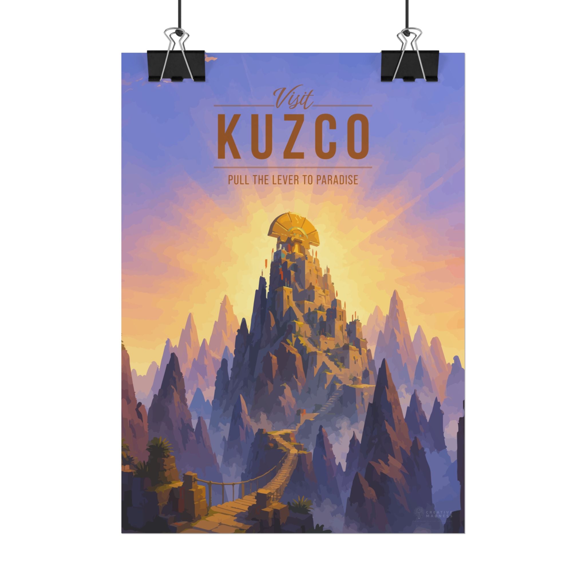 Kuzco Travel Poster